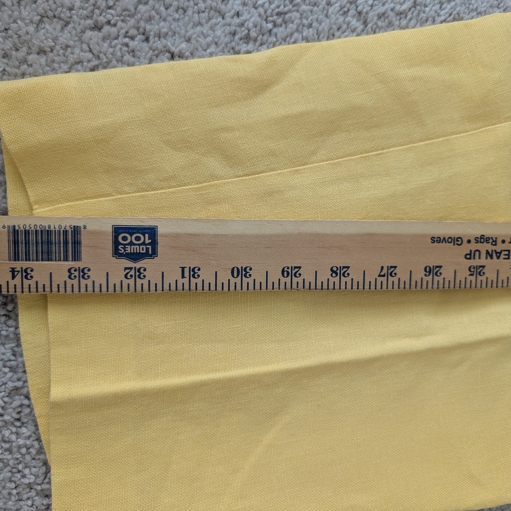 VTG Talbots Irish Linen Butter Yellow Minimalist Classic Crop Style Pants 14 - Picture 11 of 13
